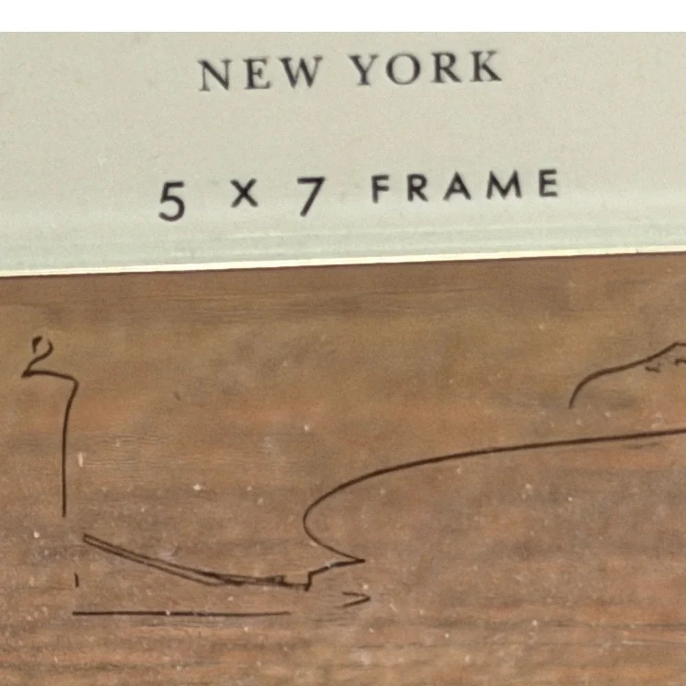 Kate Spade New York Belle Boulevard Silverplate 5x7 Picture Frame Lenox